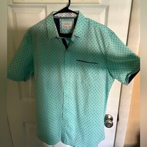 craft & flow men’s collared dress shirt short sleeve